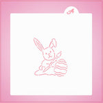 Painting Easter Bunny PYO Stencil