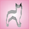 Tin Plated Boxer Dog Cookie Cutter