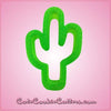 Green Plastic Cactus Cookie Cutter