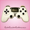 Detailed Black Video Game Controller Cookie Cutter 