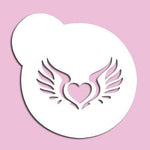Heartwings Stencil