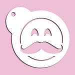 Mustache Emoji Stencil