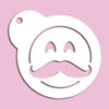 Mustache Emoji Stencil 