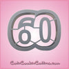 Number 60 Cookie Cutter