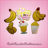 Pink I'm Bananas For You Cookie Cutter