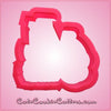 Pink Bulldozer Cookie Cutter
