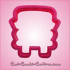 Pink Bus Front View Cookie Cutter