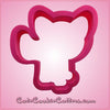 Pink Carla Cat Cookie Cutter