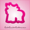 Pink Collin Cow Cookie Cutter 