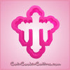 Pink Draped Cross Cookie Cutter