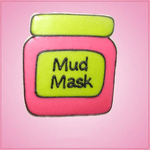 Pink Mud Mask Jar Cookie Cutter