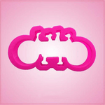 Pink Tandem Bicycle Cookie Cutter