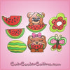 Pink Watermelon Slice Without Bite Cookie Cutter
