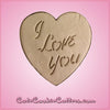 Vintage Style I Love You Heart Cookie Cutter 