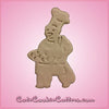 Vintage Style Muffin Man Cookie Cutter 