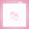 Flip Flops Stencil