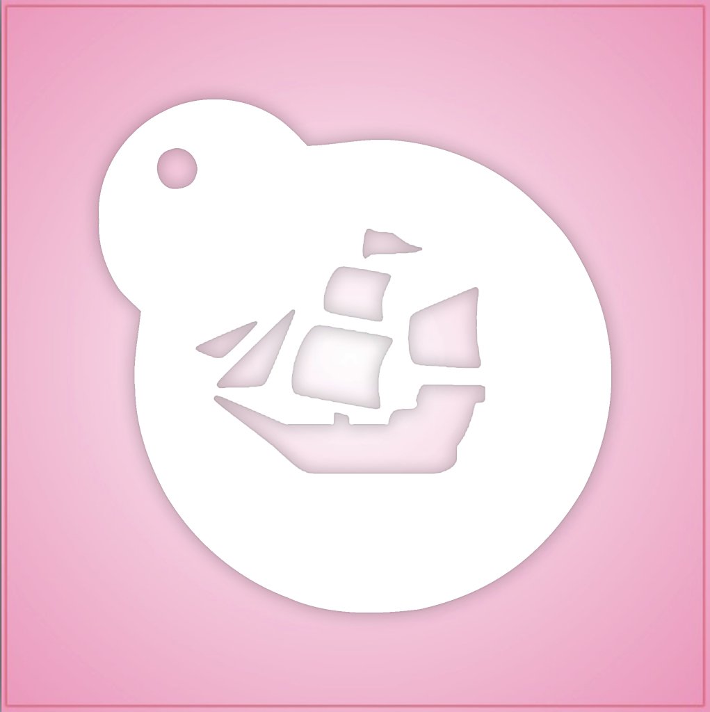 Pirate Ship Stencil Printable