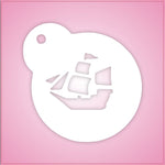 Pirate Ship Stencil