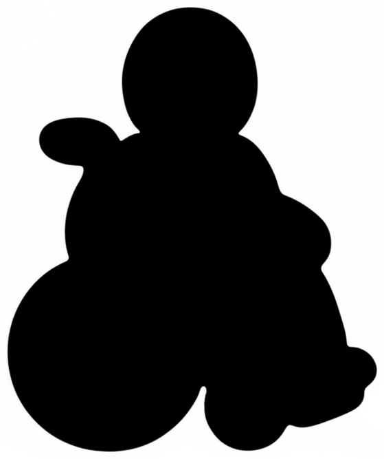 Person or Kid in Wheelchair Cookie Cutter