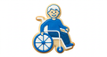Person or Kid in Wheelchair Cookie Cutter