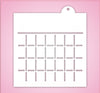 12 Month Calendar Cookie Stencil Set