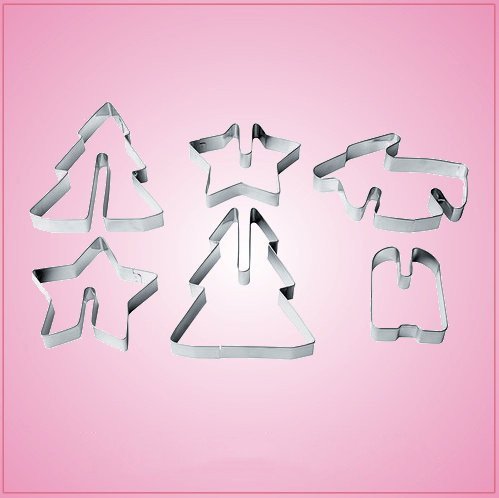 3D Christmas Cookie Cutter Set