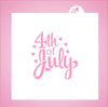 4th of July Stencil