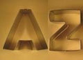 Alpha Zeta Cookie Cutter