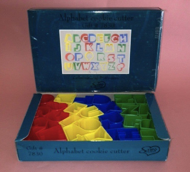 Alphabet Cookie Cutter Set Plastic