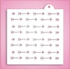 Arrowhead Pattern Stencil