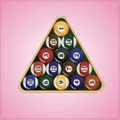 Billiards Rack Cookie Cutter 