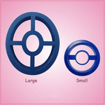 Blue Number 0 Cookie Cutter