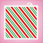 Candy Cane Stripes Stencil Set