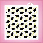 Caps And Tassels Stencil Set