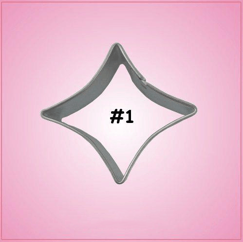Mini Chinese Throwing Star Cookie Cutter 