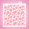 Cow Print Pattern Stencil