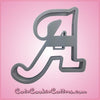 Cursive Letter A Cookie Cutter 