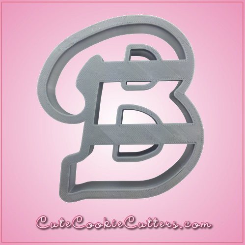 Cursive Letter B Cookie Cutter 