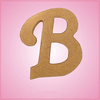 Cursive Letter B Cookie Cutter 