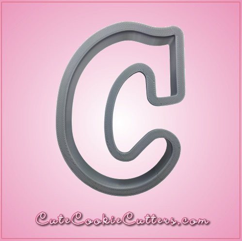 Cursive Letter C Cookie Cutter 