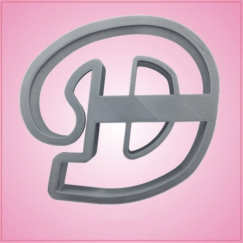 Cursive Letter D Cookie Cutter 