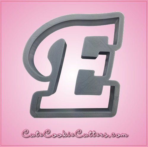 Cursive Letter E Cookie Cutter 