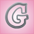 Cursive Letter G Cookie Cutter 