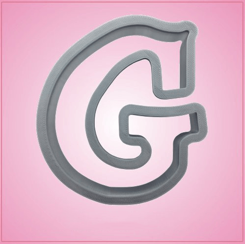 Cursive Letter G Cookie Cutter 