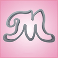 Cursive Letter M Cookie Cutter 