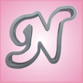 Cursive Letter N Cookie Cutter 