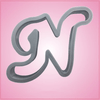 Cursive Letter N Cookie Cutter 
