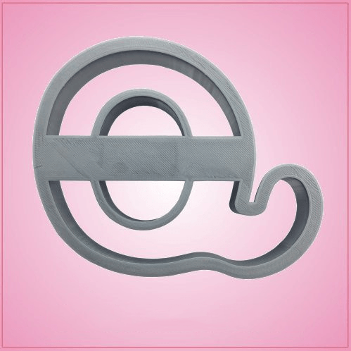 Cursive Letter Q Cookie Cutter 