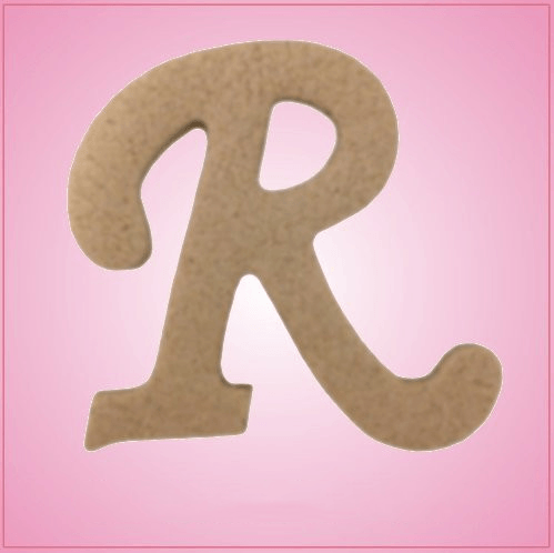 Cursive Letter R Cookie Cutter 