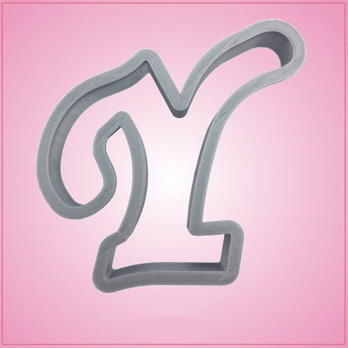Cursive Letter Y Cookie Cutter 